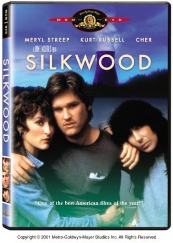 Silkwood (1983) DVD Movie Starring Meryl Streep, Kurt Russell, Cher ONLY