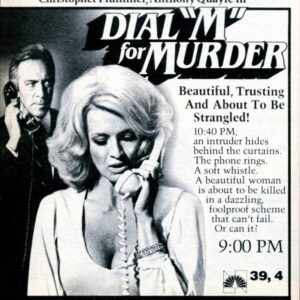 Dial 'M' for Murder (1981) DVD Movie