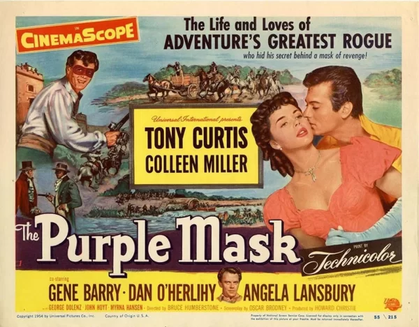 The Purple Mask (1955) DVD Movie