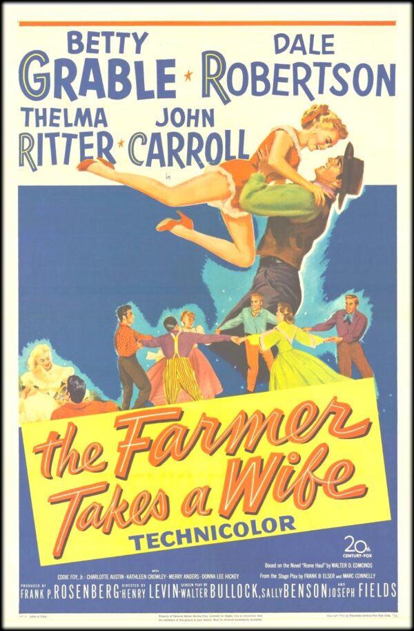 The Farmer Takes a Wife (1953) DVD Movie