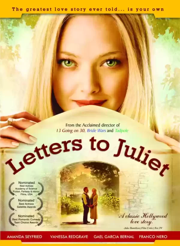 Letters to Juliet DVD Movie