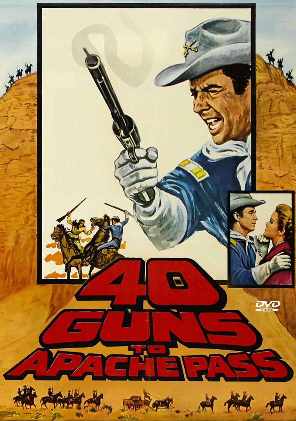 40 Guns to Apache Pass Movie on DVD (1967) 1 40 Guns to Apache Pass Movie on DVD (1967)