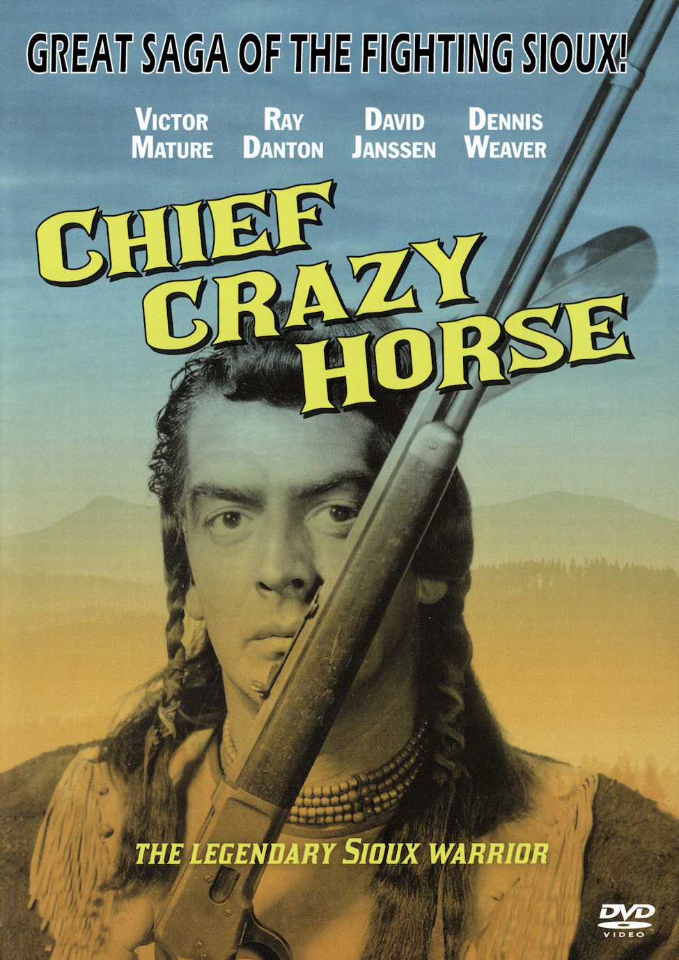 Chief Crazy Horse Movie on DVD (1955) 1 Chief Crazy Horse Movie on DVD (1955)