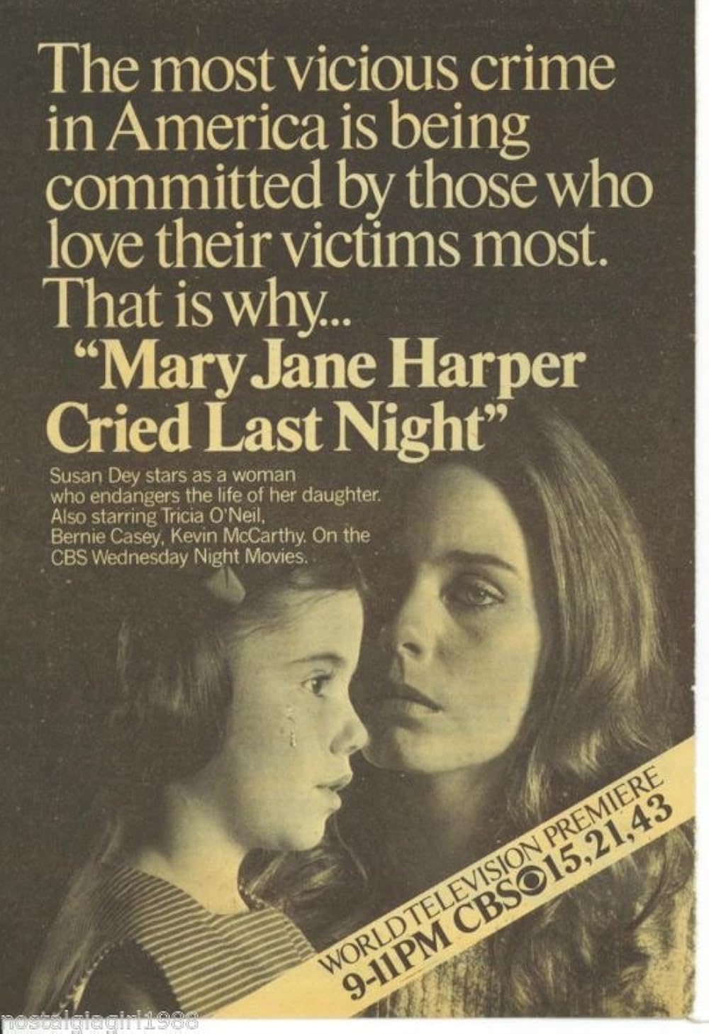 Mary Jane Harper Cried Last Night TV Movie on DVD (1977) 1 Mary Jane Harper Cried Last Night TV Movie on DVD (1977)
