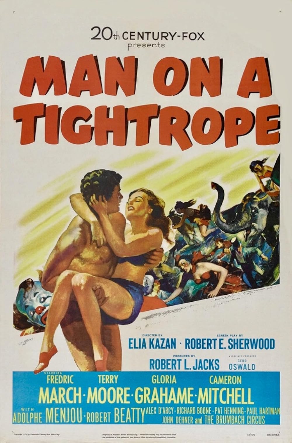Man on a Tightrope Movie on DVD (1953) 1 Man on a Tightrope Movie on DVD (1953)