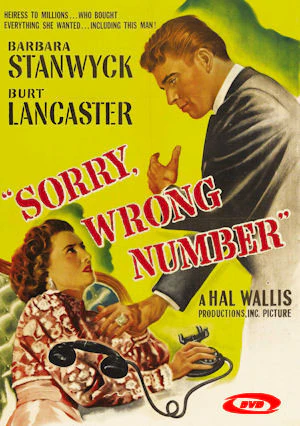Sorry Wrong Number Movie on DVD (1948) 1 Sorry Wrong Number Movie on DVD (1948)