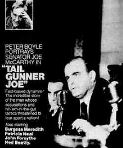 Tail Gunner Joe Movie on DVD (1977)