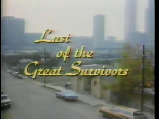 Last of the Great Survivors TV Movie on DVD (1984) 1 Last of the Great Survivors TV Movie on DVD (1984)