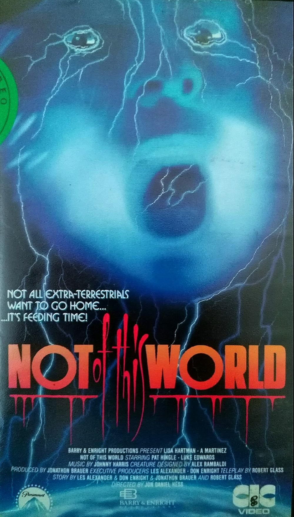 Not of This World Movie on DVD (1991) 1 Not of This World Movie on DVD (1991)