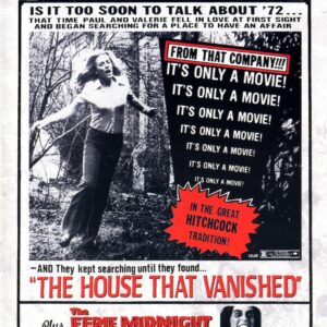 The House That Vanished Movie on DVD (1974)