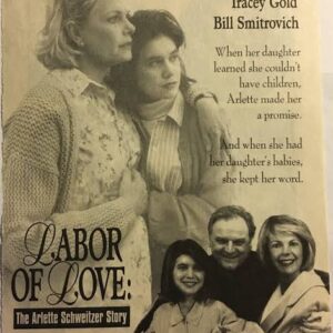 Labor of Love The Arlette Schweitzer Story Movie on DVD (1993)